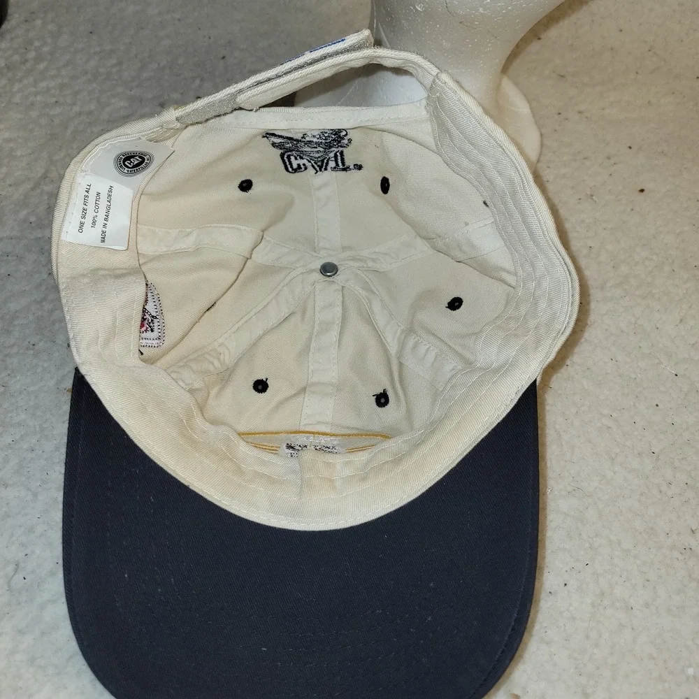 Vintage CAT Racing Ward Burton #22 NASCAR‎ Hat Caterpillar Adjustable Cap